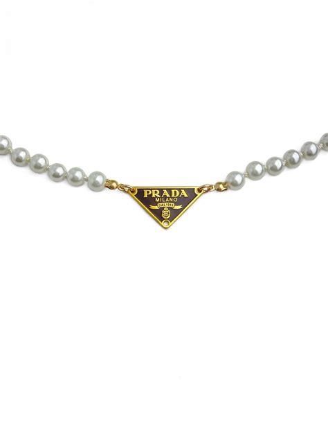 prada pearl necklace